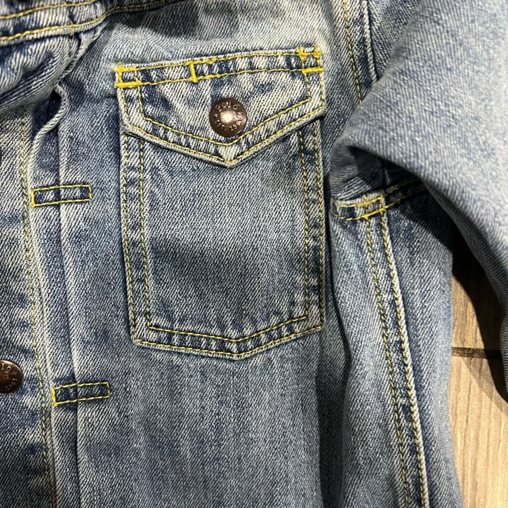 Polo Ralph Lauren Indigo Denim Jacket Boys Size 7 Vintage - Picture 4 of 5